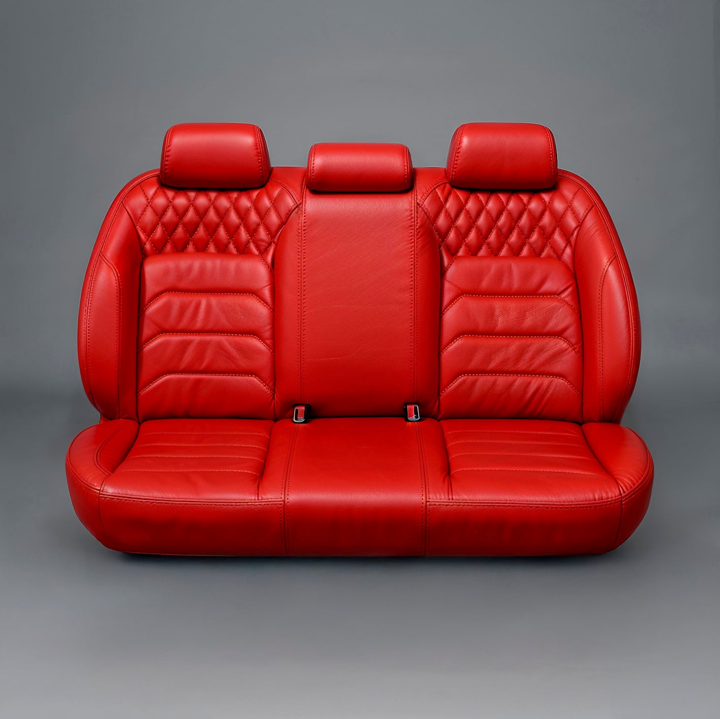 Horizontal Ribbed Pattern Red