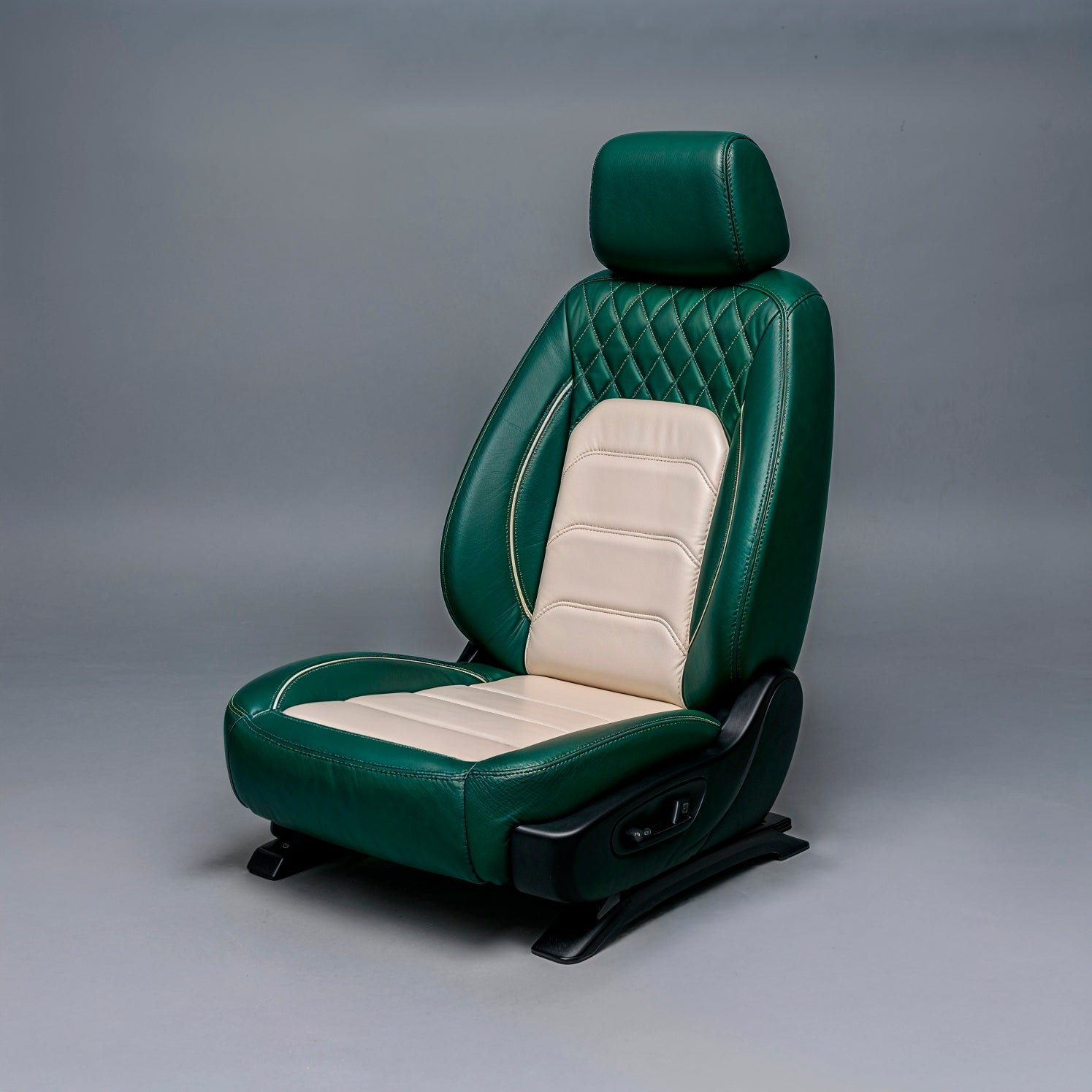 Horizontal Ribbed Pattern Green