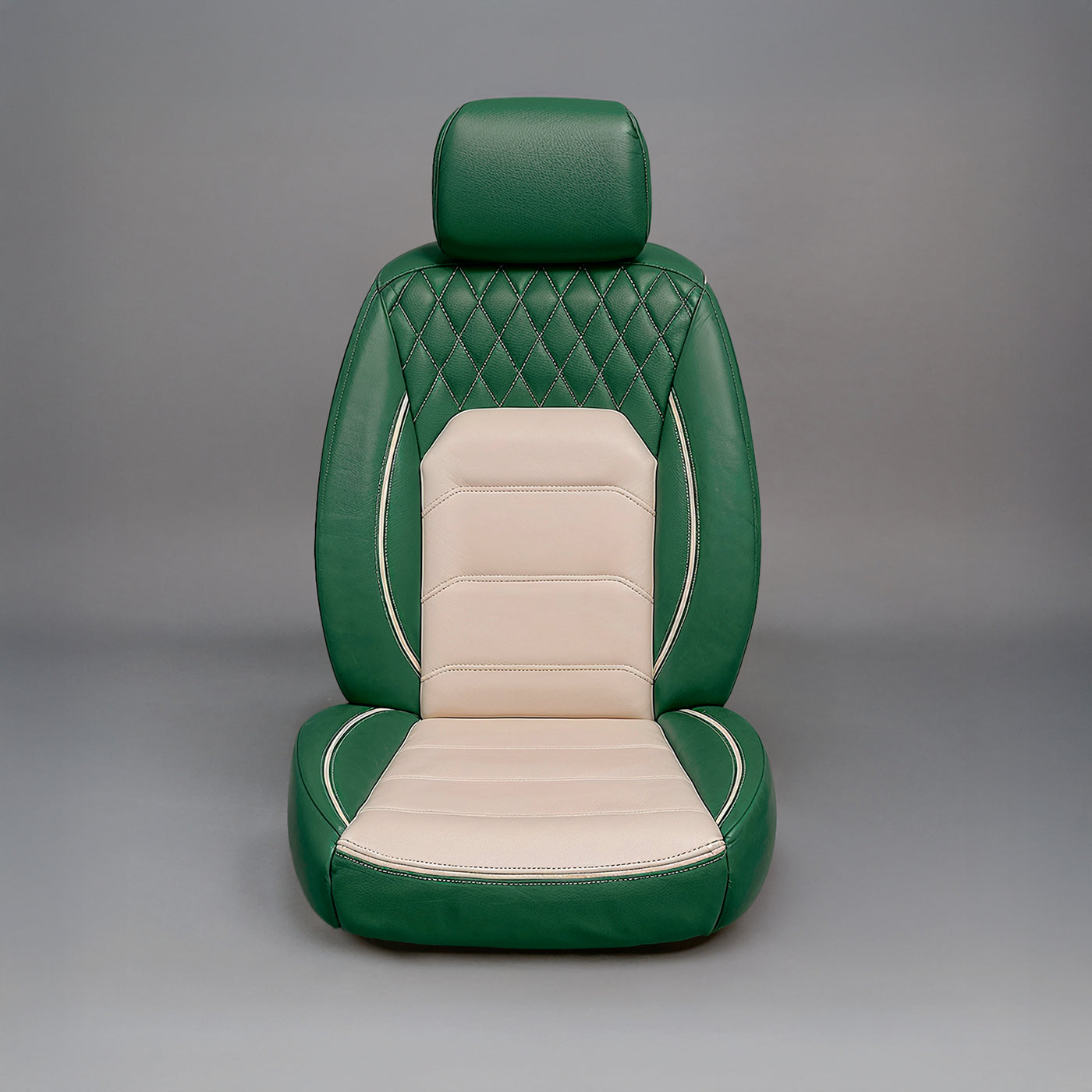 Horizontal Ribbed Pattern Green