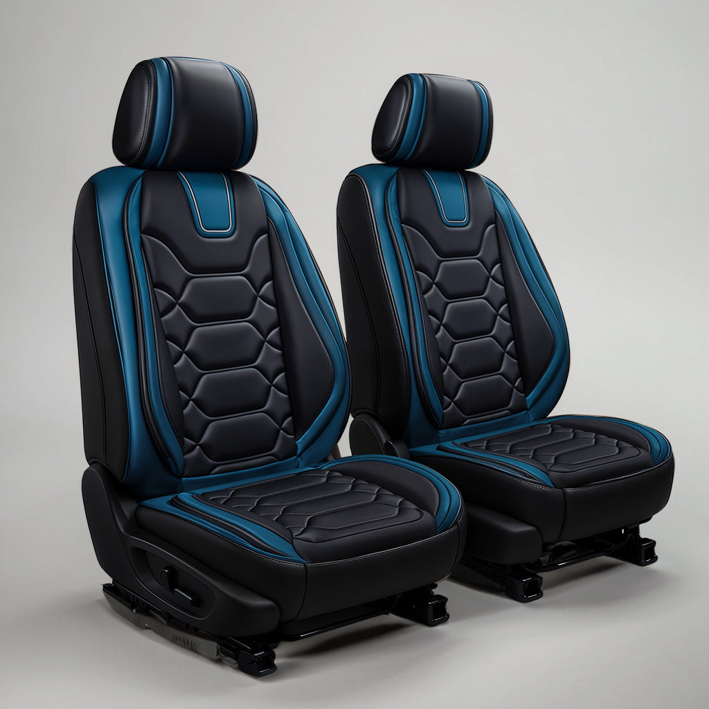 Hexagonal Quilting - Water Proof Blue