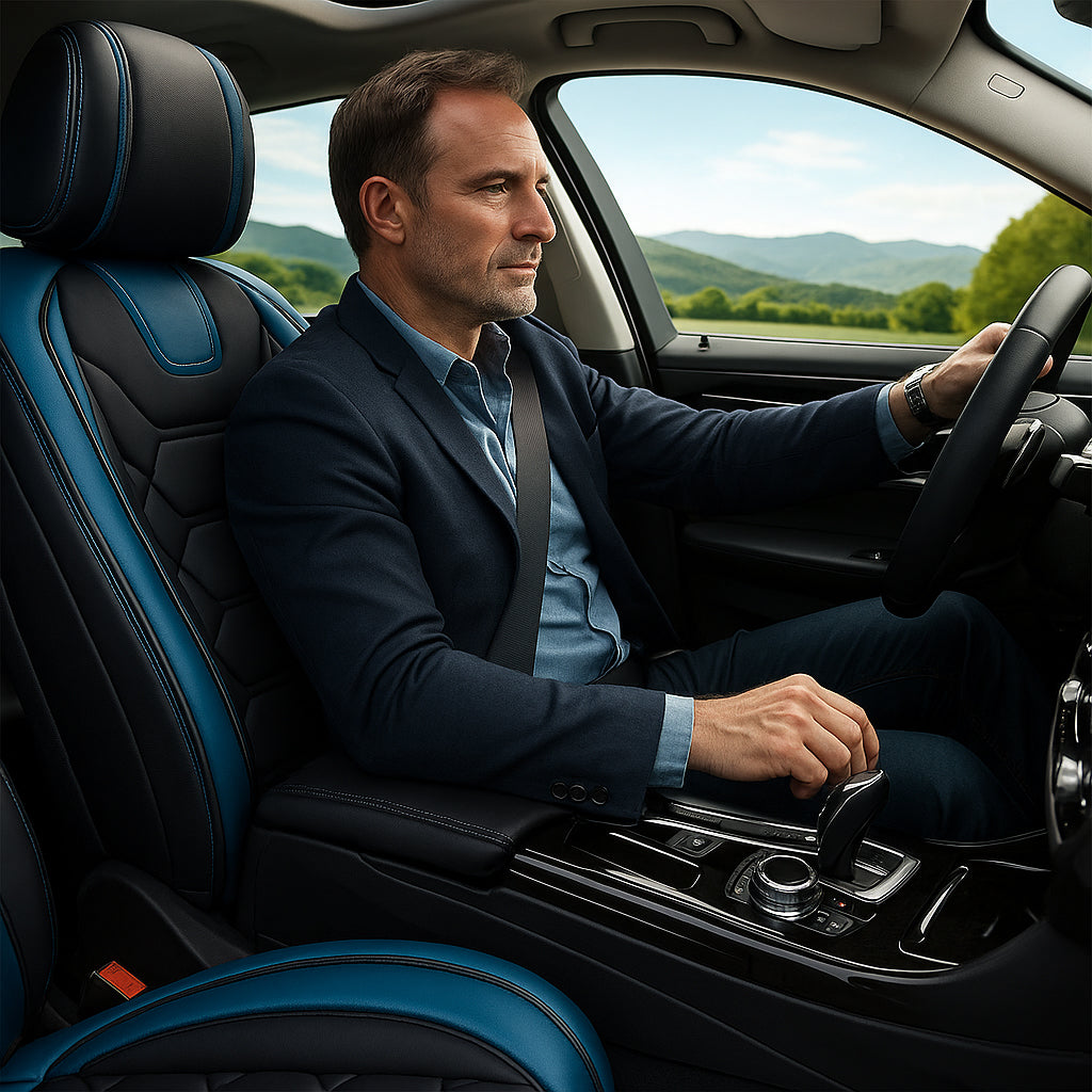 Hexagonal Quilting - Water Proof Blue