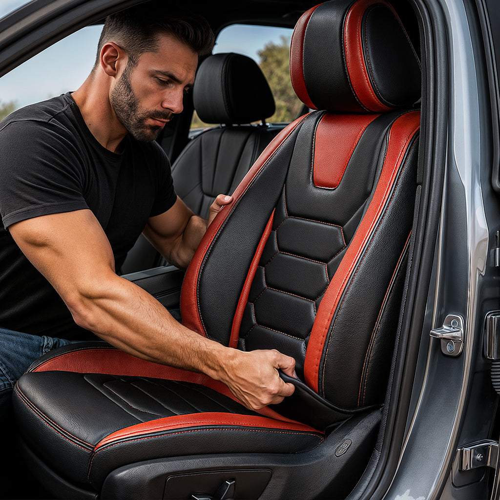 Hexagonal Quilting - Water Proof Red