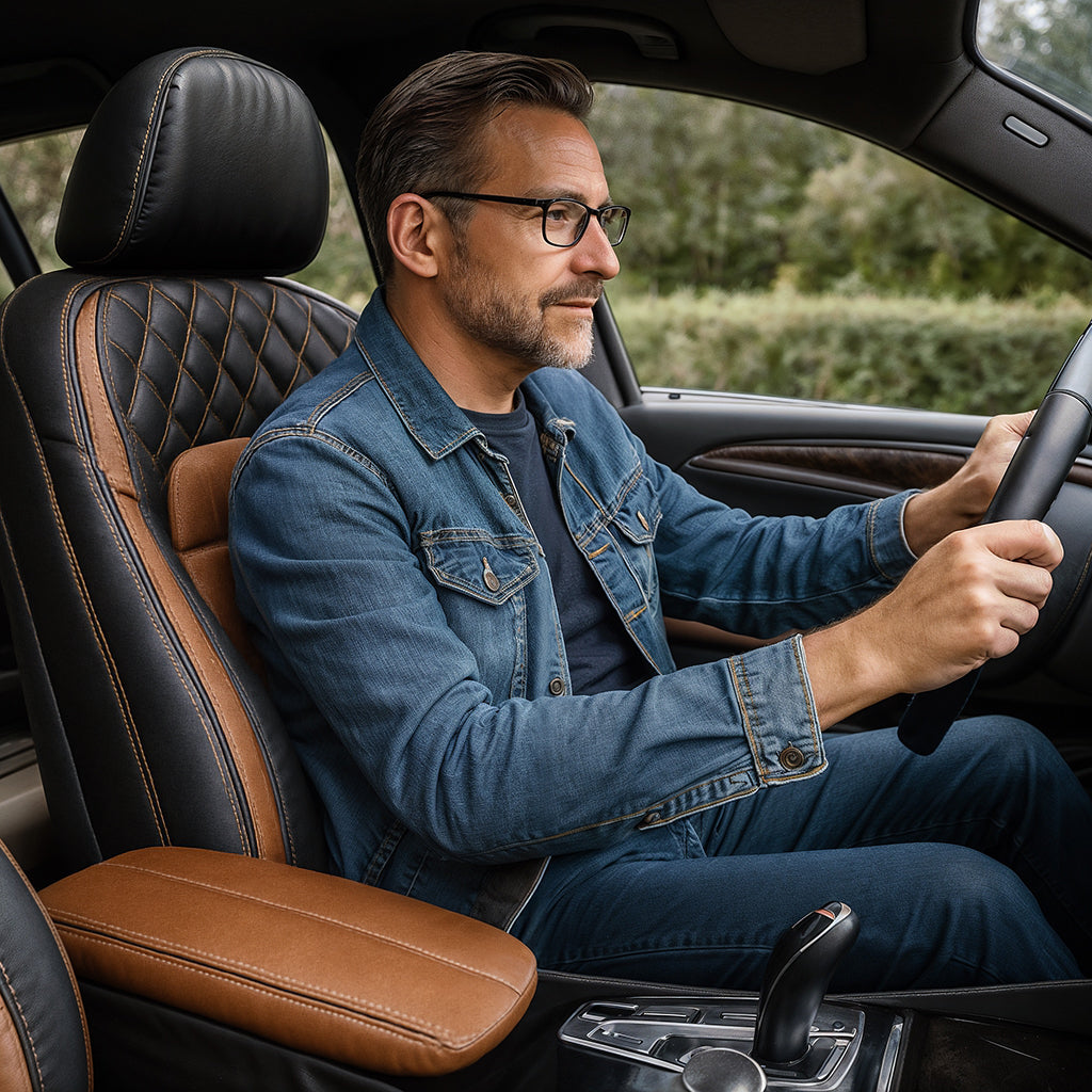 Horizontal Ribbed Pattern Coffee