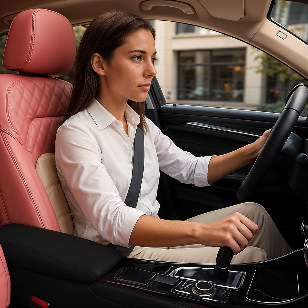 Horizontal Ribbed Pattern Pink