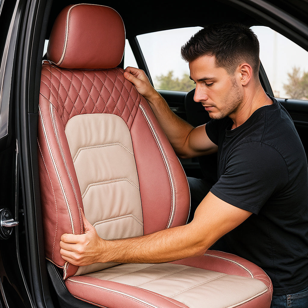 Horizontal Ribbed Pattern Pink