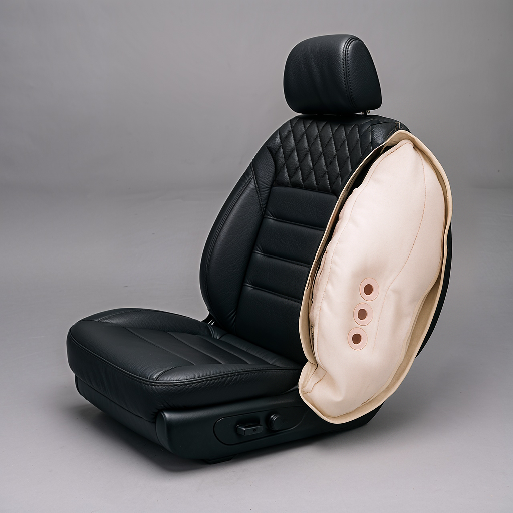 Horizontal Ribbed Pattern Black