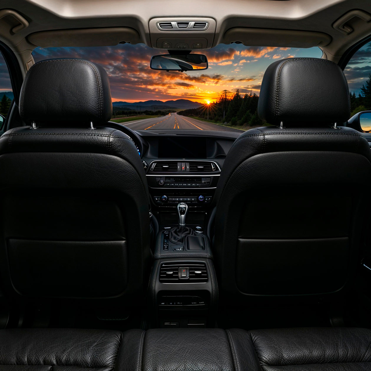 Horizontal Ribbed Pattern Black