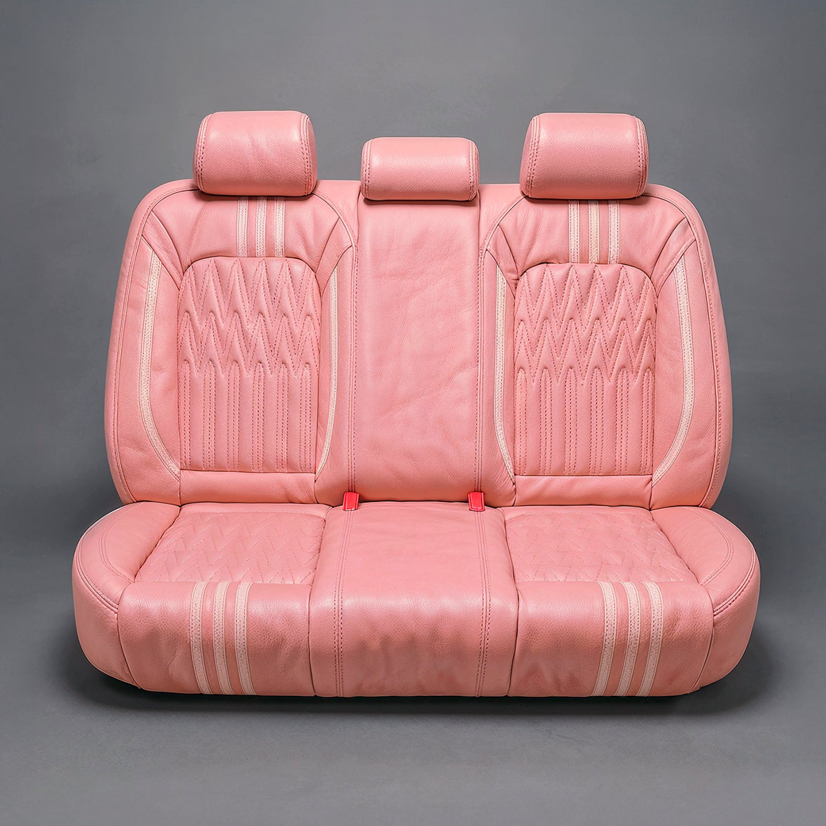 Wave Diamond Stitch Pink