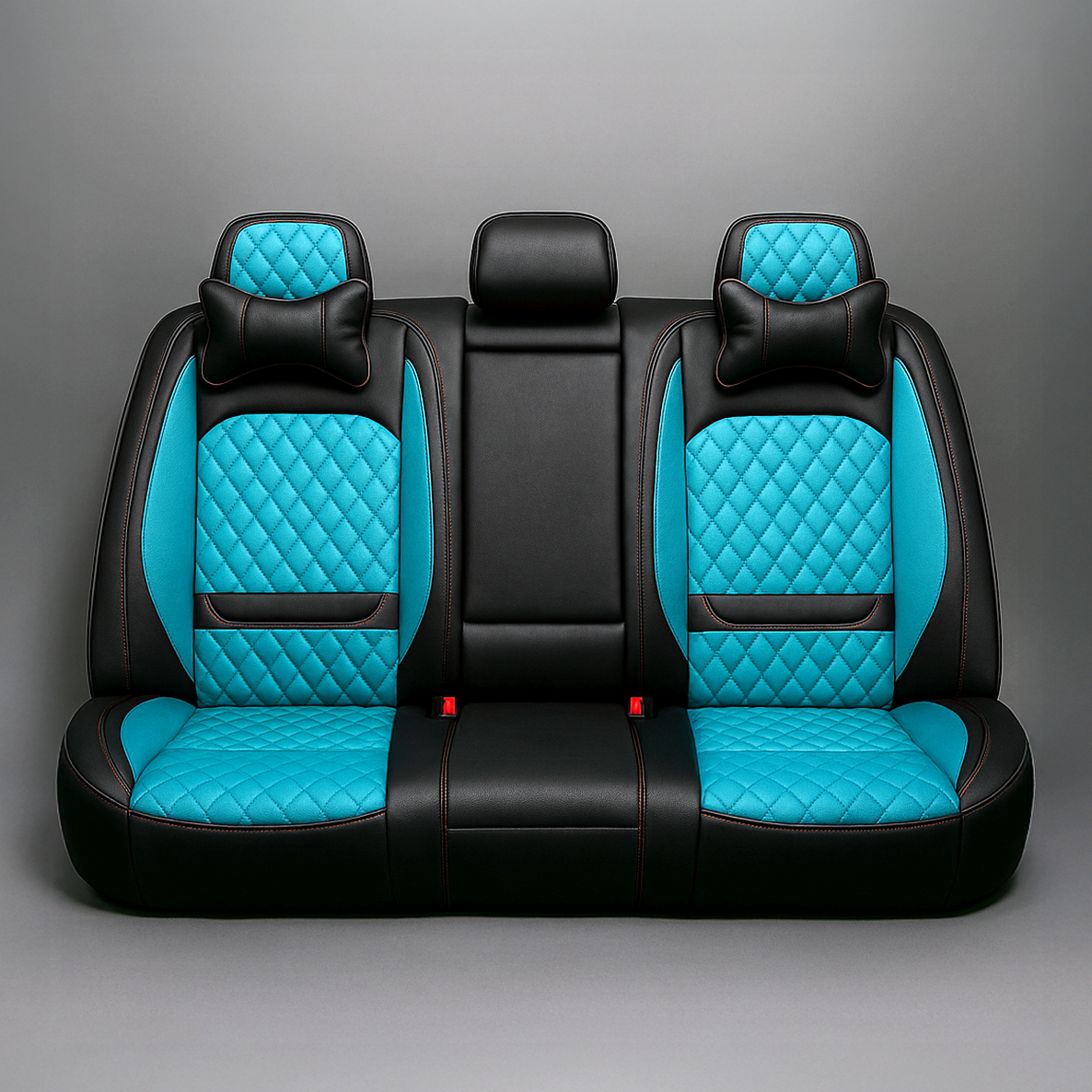 Diamond Quilted Pattern Blue