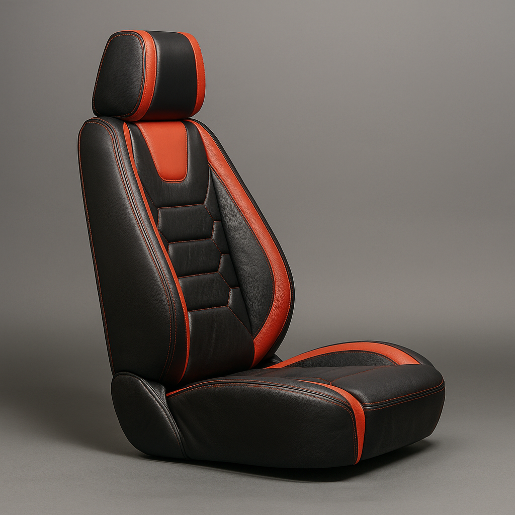 Hexagonal Quilting - Water Proof Orange