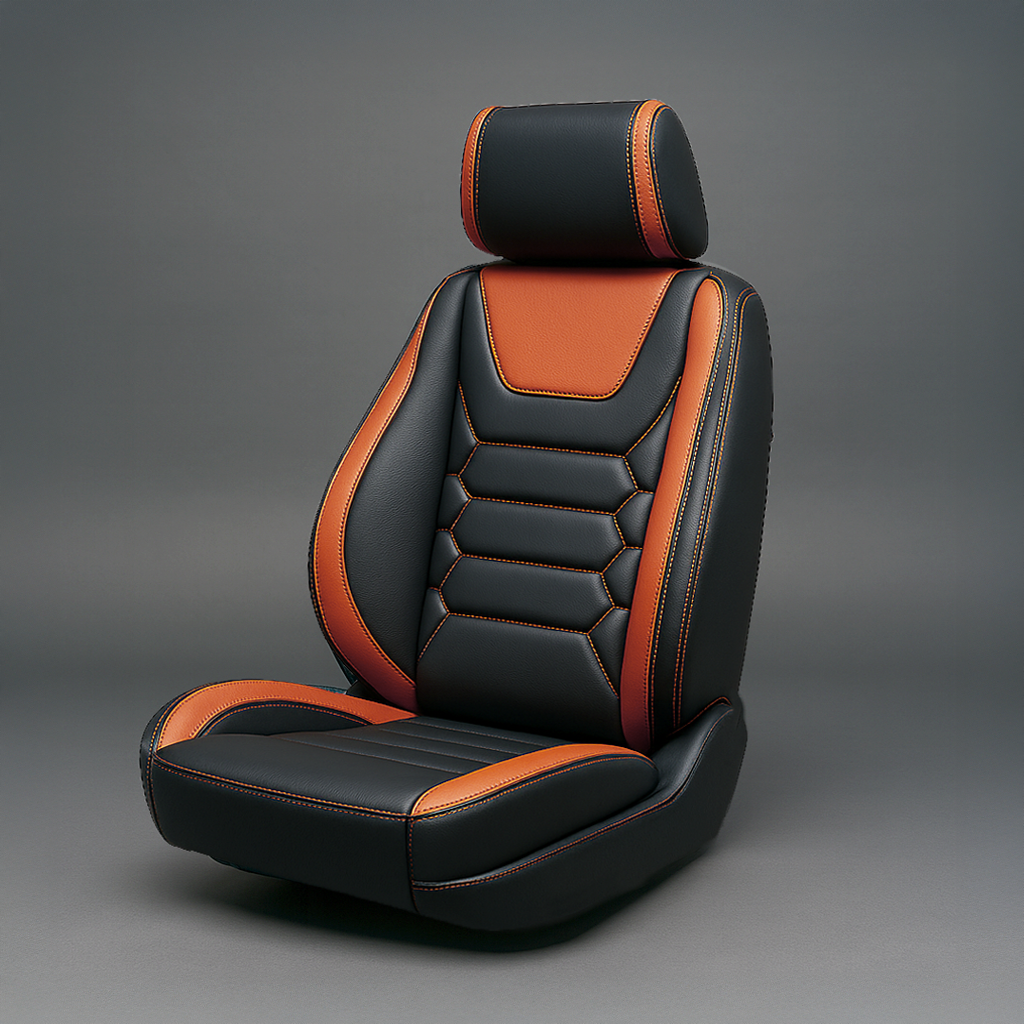 Hexagonal Quilting - Water Proof Orange