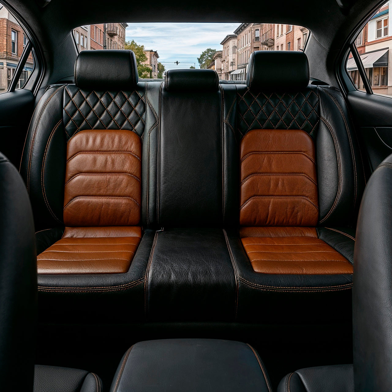 Horizontal Ribbed Pattern Coffee