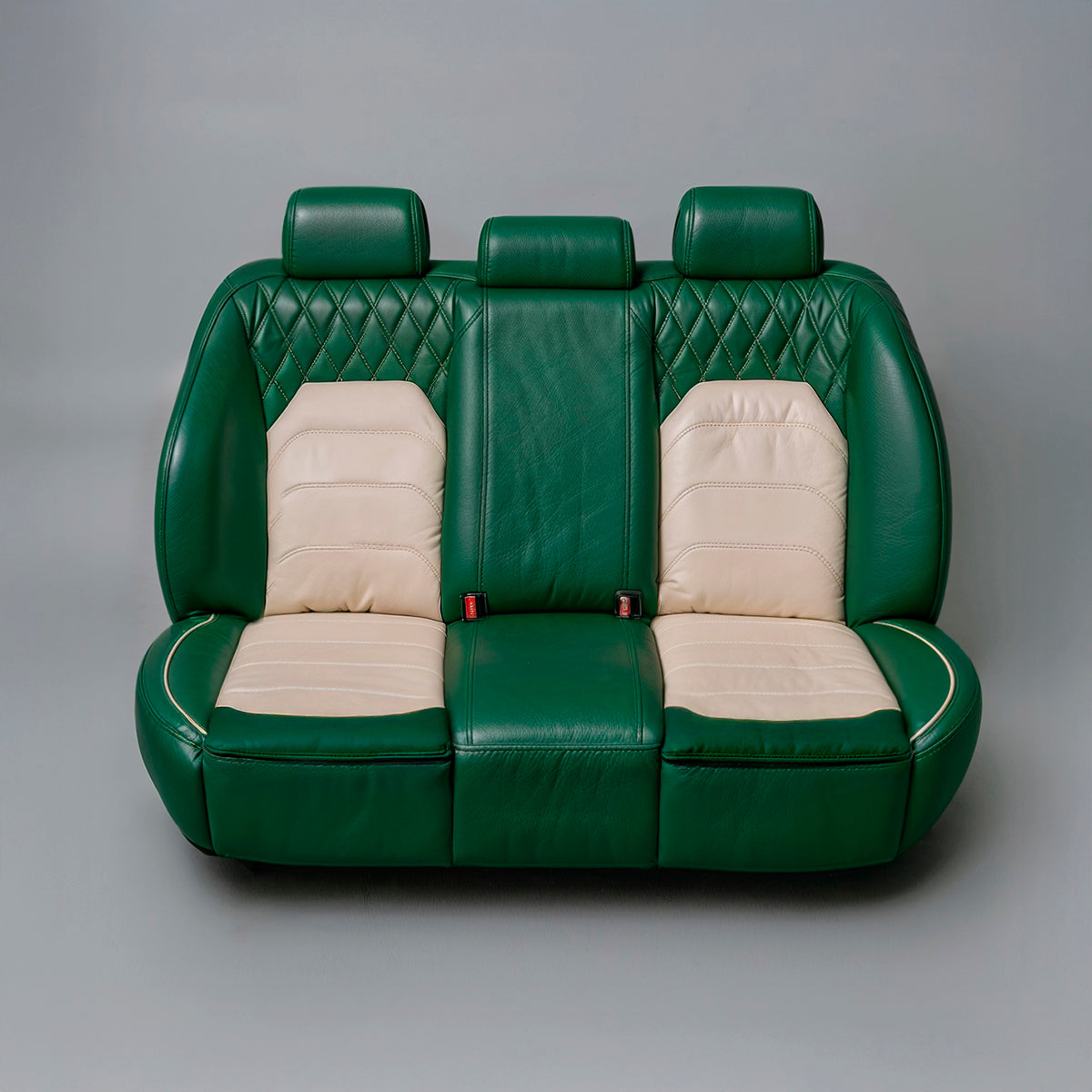 Horizontal Ribbed Pattern Green