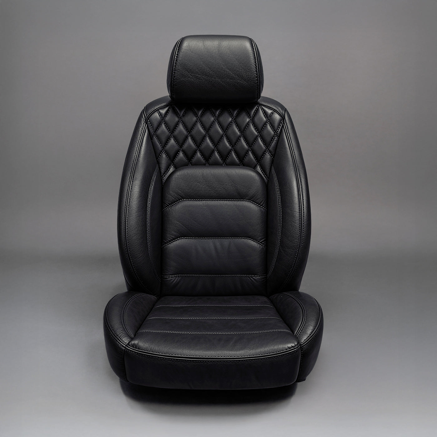 Horizontal Ribbed Pattern Black