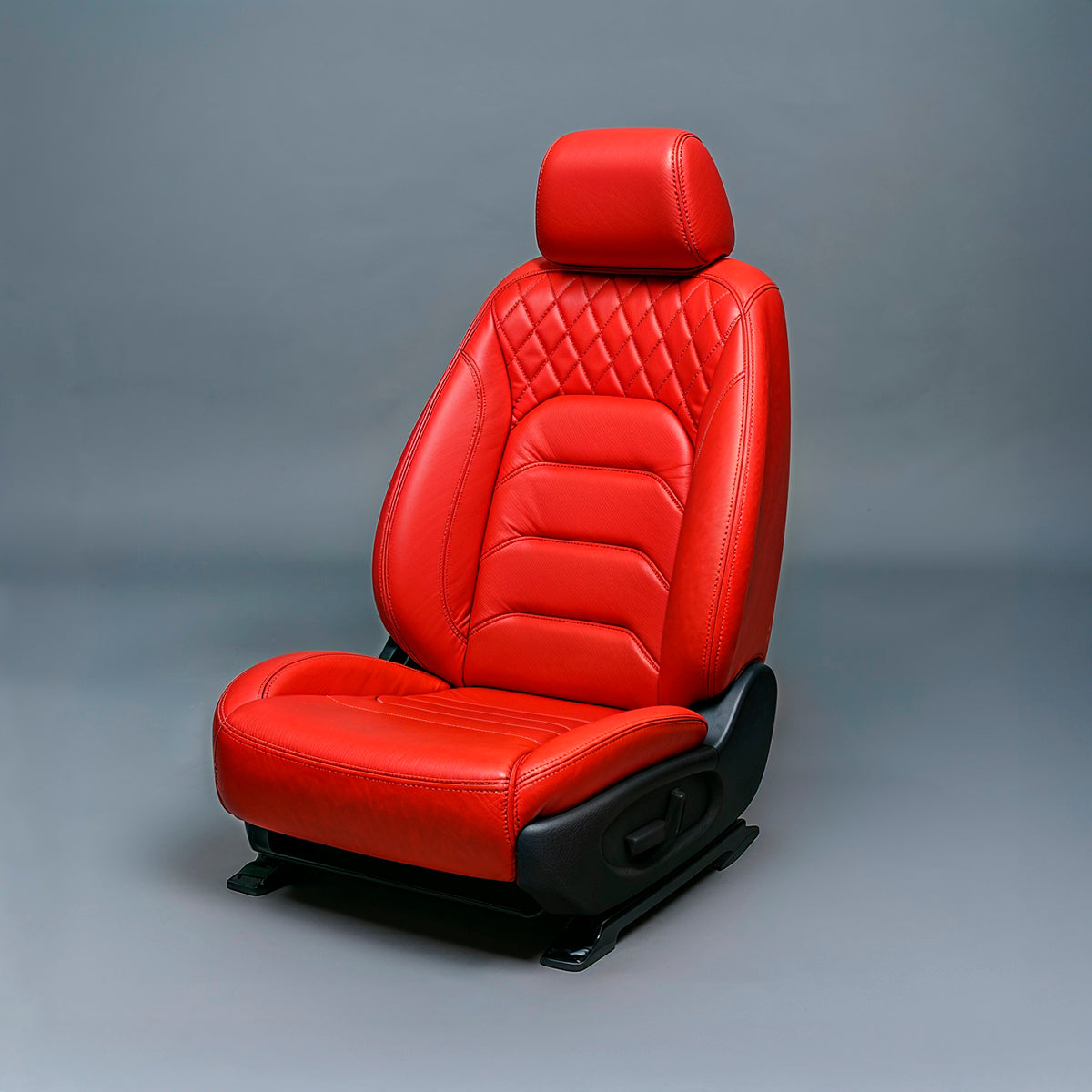 Horizontal Ribbed Pattern Red