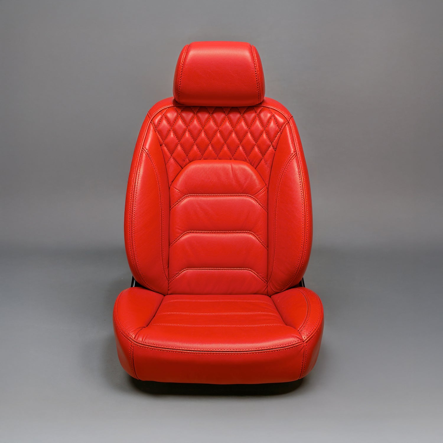 Horizontal Ribbed Pattern Red