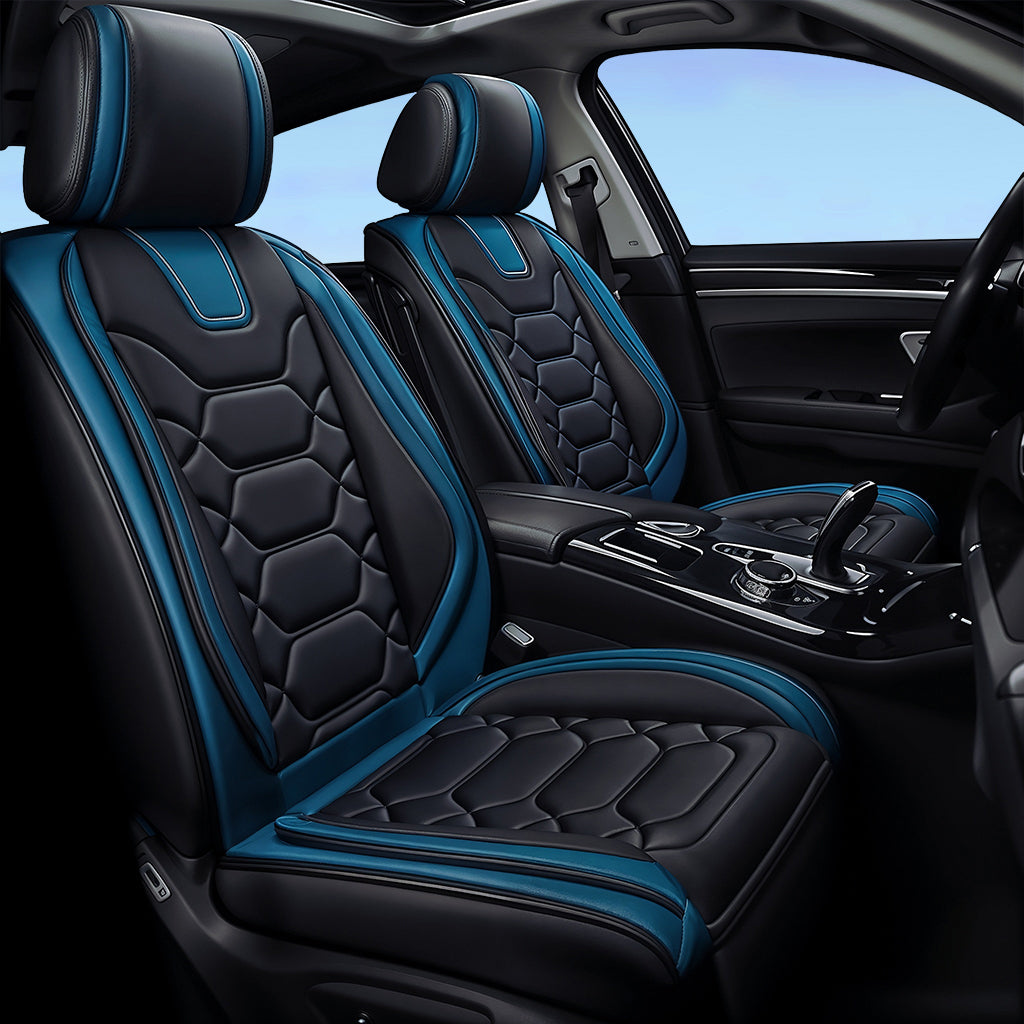 Hexagonal Quilting - Water Proof Blue