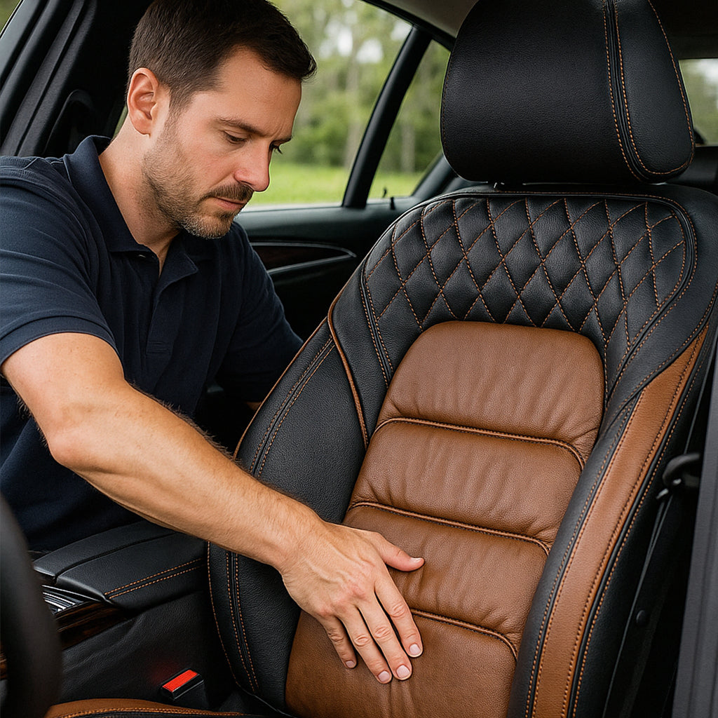 Horizontal Ribbed Pattern Coffee