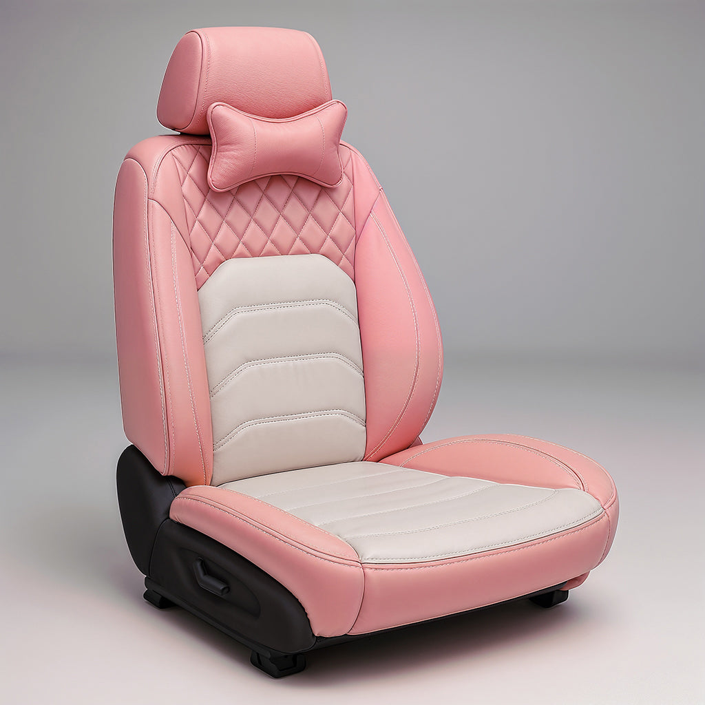 Horizontal Ribbed Pattern Pink