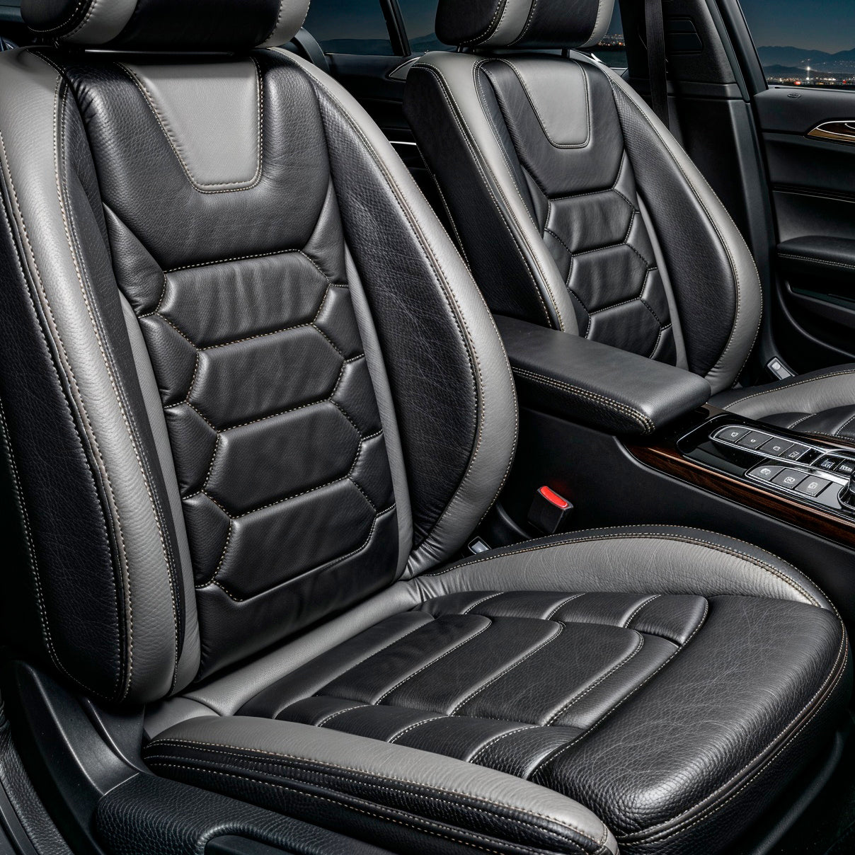 Hexagonal Quilting - Water Proof Grey