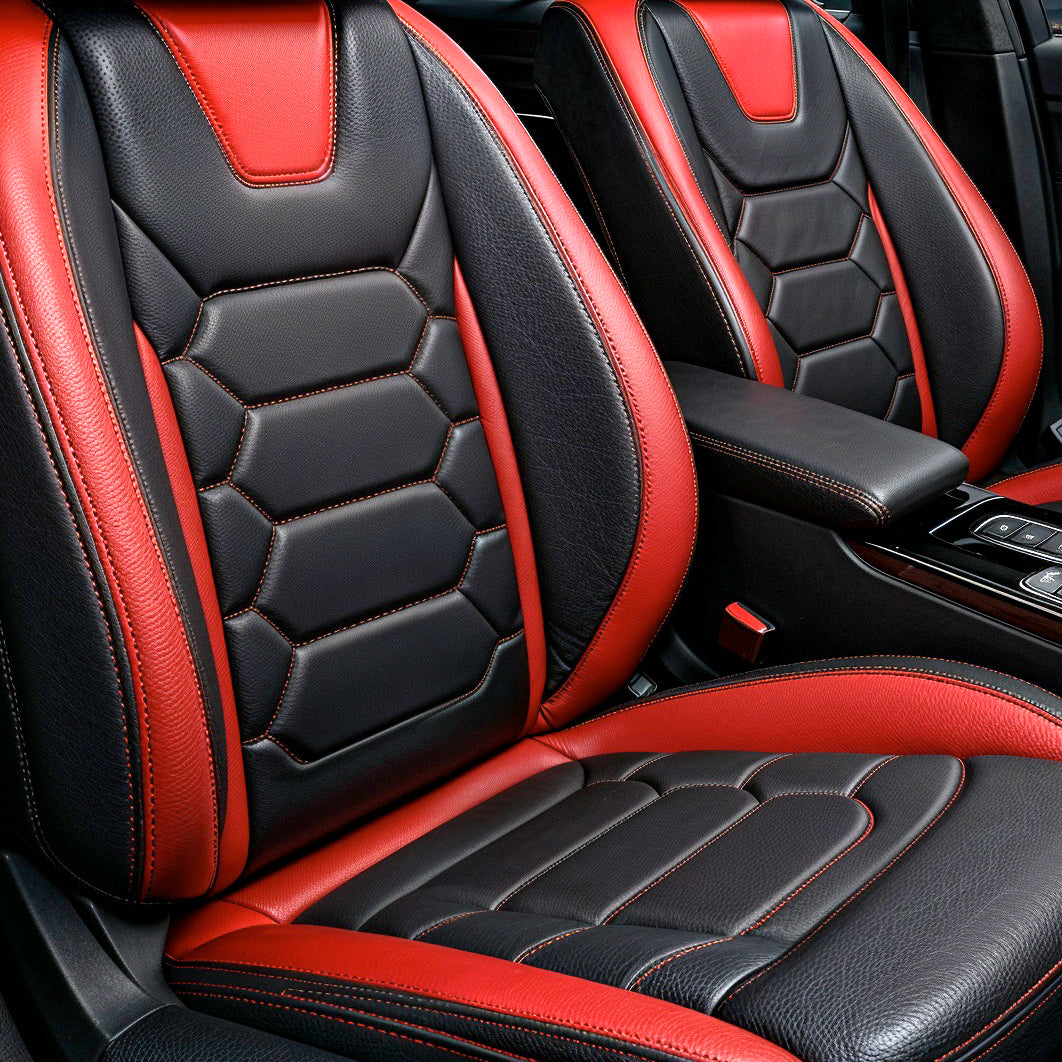 Hexagonal Quilting - Water Proof Red