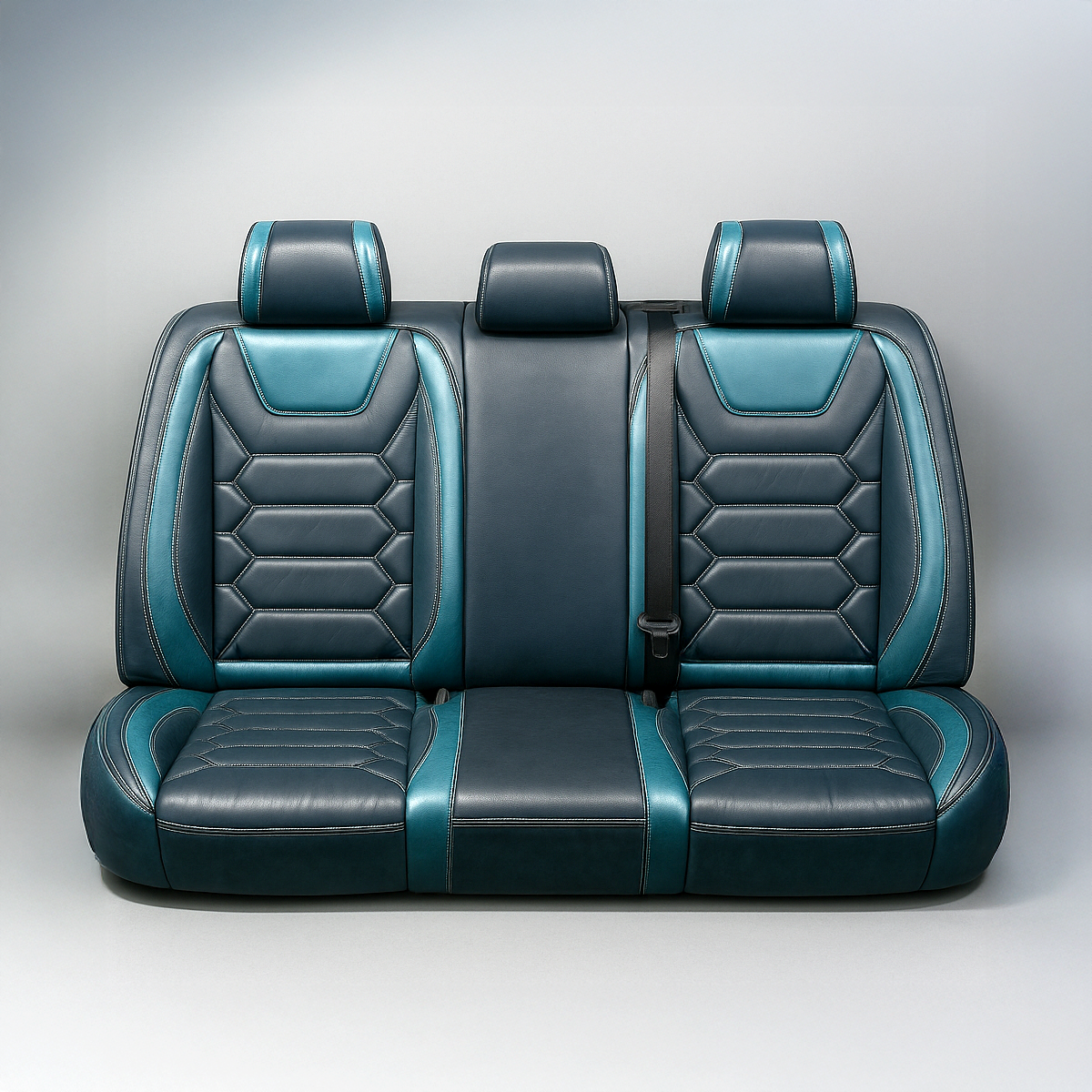 Hexagonal Quilting - Water Proof Blue