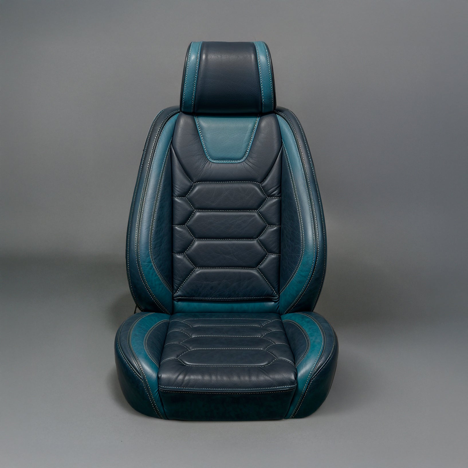 Hexagonal Quilting - Water Proof Blue