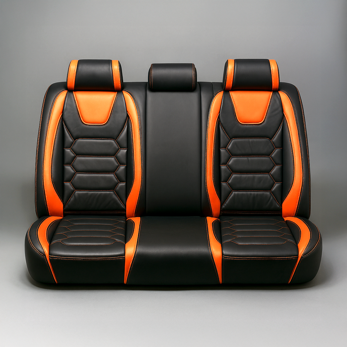 Hexagonal Quilting - Water Proof Orange