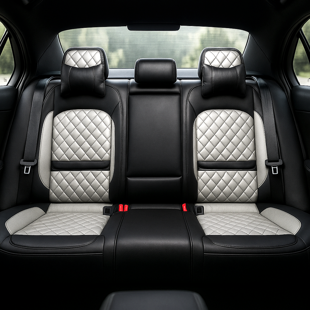 Diamond Quilted Pattern White