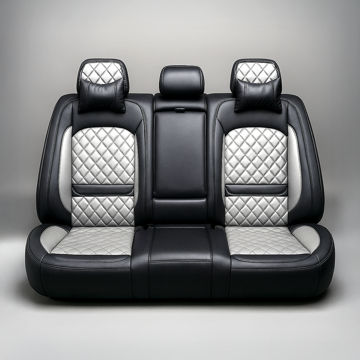 Diamond Quilted Pattern White